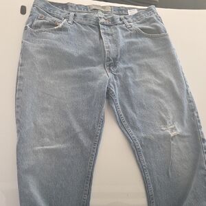 Wrangler Men's Relaxed Fit Light Blue Jeans